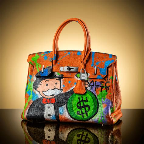 monopoly hermes|The Alec Monopoly Birkin: Melding Pop Art and Fashion.